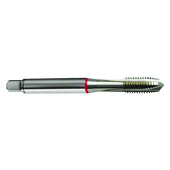 M2.5 x .45 3FL 6H Cobalt Spiral Point Plug Red Ring Tap-Bright FORM-B - Caliber Tooling