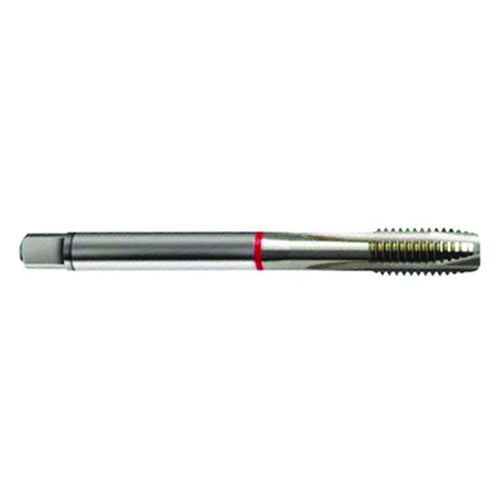 M4 x .70 3FL 6H Cobalt Spiral Point Plug Red Ring Tap-Bright FORM-B DIN 376 - Caliber Tooling