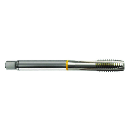 M3.5 × 0.6 3FL 6H Cobalt Spiral Point Plug Yellow Ring Tap-Bright FORM-B DIN 376 - Caliber Tooling