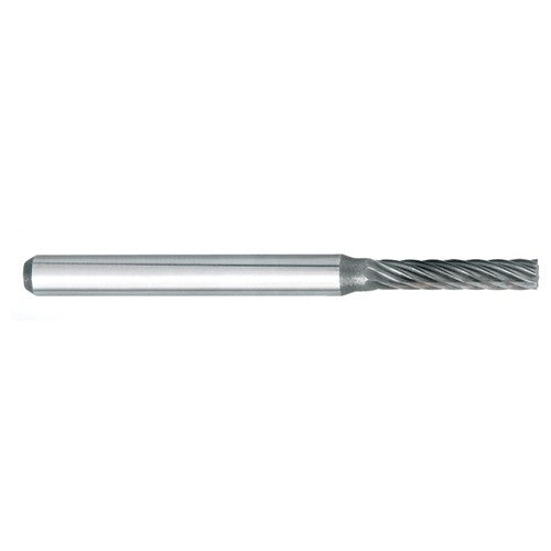 ‎SM-41 -1/8 × 11/32 LOC × 1/8 Shank × 1-1/2 OAL 12 Degree Included Angle Carbide Medium Right Hand Spiral Burr - Caliber Tooling