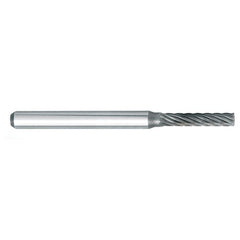 ‎SM-41 -1/8 × 11/32 LOC × 1/8 Shank × 1-1/2 OAL 12 Degree Included Angle Carbide Medium Right Hand Spiral Burr - Caliber Tooling