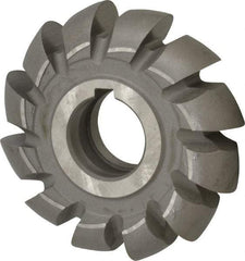 Value Collection - 7/16" Radius, 7/8" Circle Diam, 3-1/4" Cutter Diam, Arbor Connection, Convex Radius Cutter - High Speed Steel, Uncoated, 12 Teeth - Caliber Tooling