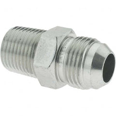 Parker - 5/8" Tube OD x 1/2-14 Male NPT 37° Steel Flared Tube Straight Thread Connector - Caliber Tooling