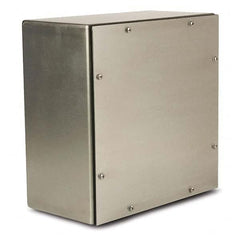 Wiegmann - NEMA 4X Stainless Steel Junction Box Enclosure with Screw Cover - Caliber Tooling