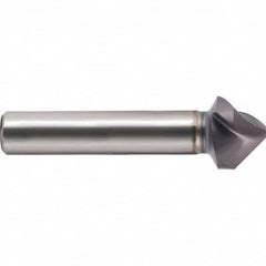 Guhring - 15mm Head Diam, 10mm Shank Diam, 3-Flute 90° Cobalt Countersink - Caliber Tooling