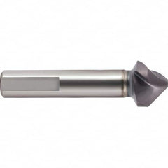 Guhring - 10mm Head Diam, 6mm Shank Diam, 3-Flute 90° Cobalt Countersink - Caliber Tooling