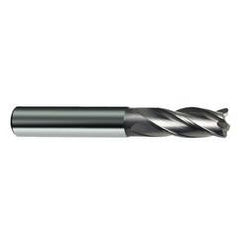 20mm Dia. x 104mm Overall Length 4-Flute Square End Solid Carbide SE End Mill-Round Shank-Center Cut-Uncoated - Caliber Tooling