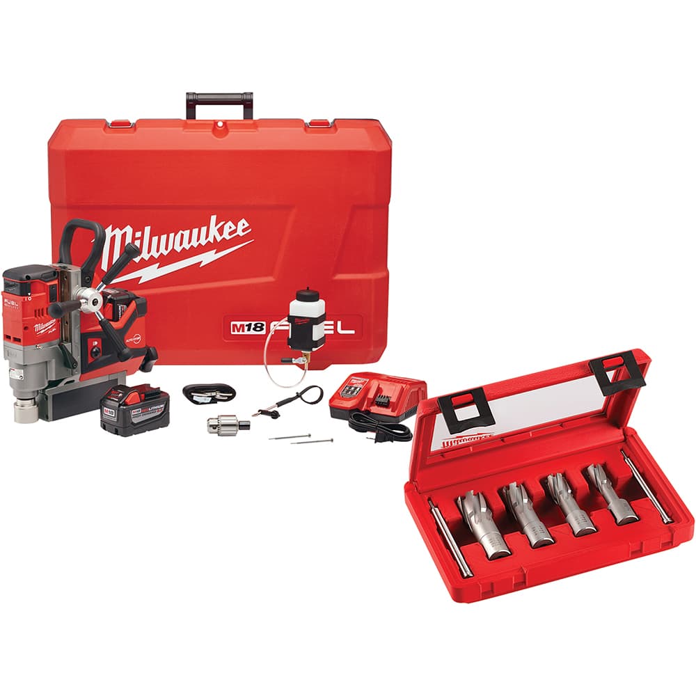 Milwaukee Tool - Portable Drill Presses Drill Type: Magnetic Chuck Size (Inch): 1-1/2 - Caliber Tooling