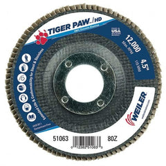 Weiler - Flap Discs Abrasive Type: Coated Flap Disc Type: Type 29 - Caliber Tooling