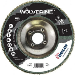 Weiler - Flap Discs Abrasive Type: Coated Flap Disc Type: Type 29 - Caliber Tooling