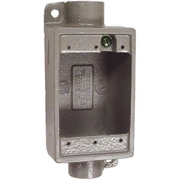 Hubbell Killark - Electrical Outlet Boxes & Switch Boxes Enclosure Type: Device Box Enclosure Shape: Rectangle - Caliber Tooling