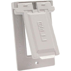 Hubbell-Raco - Weatherproof Box Covers Cover Shape: Rectangle Number of Holes in Outlet: 1 - Caliber Tooling