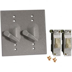 Hubbell-Raco - Weatherproof Box Covers Cover Shape: Rectangle Number of Holes in Outlet: 2 - Caliber Tooling