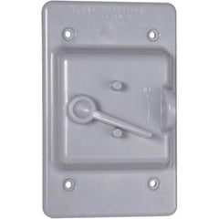 Hubbell-Raco - Weatherproof Box Covers Cover Shape: Rectangle Number of Holes in Outlet: 1 - Caliber Tooling