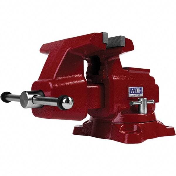 Wilton - Bench & Pipe Combination Vises Jaw Width (Inch): 8 Jaw Opening Capacity (Inch): 8-1/2 - Caliber Tooling