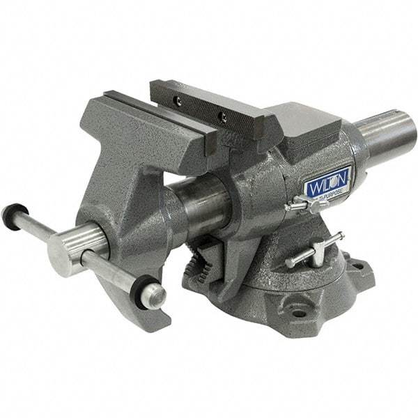 Wilton - Bench & Pipe Combination Vises Jaw Width (Inch): 5-1/2 Jaw Opening Capacity (Inch): 5 - Caliber Tooling