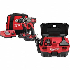 Milwaukee Tool - Cordless Tool Combination Kits Voltage: 18 Tools: Compact Drill/Driver; Impact Driver - Caliber Tooling