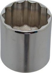 Proto - 1-5/16", 1/2" Drive, Standard Hand Socket - 12 Points, 1-55/64" OAL, Chrome Vanadium, Chrome Finish - Caliber Tooling