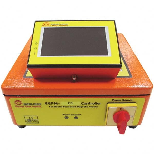 Techniks - Electromagnetic Chuck Controls & Accessories Type: C4 Touchscreen Controller Variable Power: No - Caliber Tooling