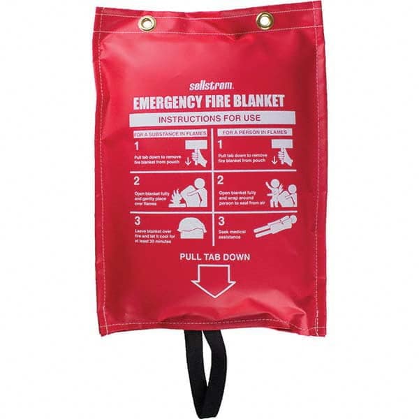 Sellstrom - Emergency & Rescue Blankets Type: Fire Blanket Material: Fiberglass - Caliber Tooling