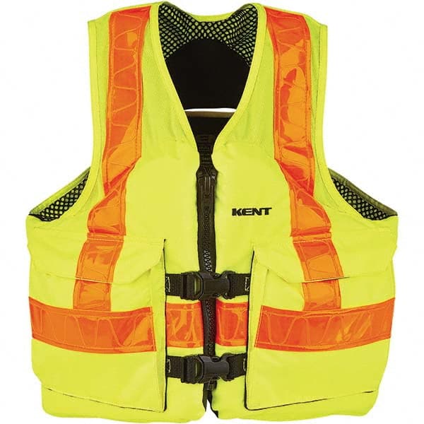 Life Jackets & Vests; Type: Hi-viz Mesh Vest; Size: Large; Material: Retroreflective; Minimum Buoyancy (lbs): 15.5; USCG Rating: 3