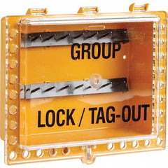 Brady - Group Lockout Boxes Portable or Wall Mount: Portable Maximum Number of Padlocks: 27 - Caliber Tooling