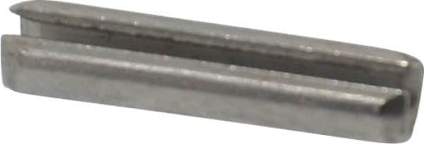 Value Collection - 1/8" Diam x 1/2" Long Slotted Spring Pin - Grade 18-8 Stainless Steel - Caliber Tooling