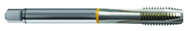 44028 2B 3-Flute Cobalt Yellow Ring Spiral Point Plug Tap-Bright - Caliber Tooling