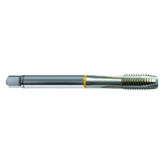 ‎10-32 3FL 2B Cobalt Spiral Point Plug Yellow Ring Tap-Bright FORM-B DIN 374 - Caliber Tooling