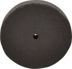 Cratex - 1" Diam x 1/16" Hole x 1/8" Thick, Surface Grinding Wheel - Silicon Carbide, Medium Grade, 25,000 Max RPM, Rubber Bond, No Recess - Caliber Tooling