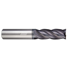 Square End Mill:  0.2362″ Dia,  0.3543″ LOC,  N/A Flutes,  Solid Carbide SingleEnd,  AplusFinish,  Helical FluteFlute,  N/A Mfr Grade Solid Carbide, Series End Mills for Steels - 4 Flute - Square - Metric - Variable Pitch