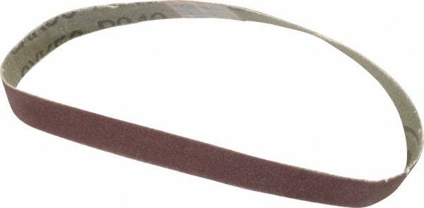 Tru-Maxx - 3/8" Wide x 13" OAL, 240 Grit, Aluminum Oxide Abrasive Belt - Aluminum Oxide, Very Fine, Coated - Caliber Tooling