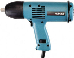 Makita - 1/2" Drive, 260 Ft/Lb Torque, Pistol Grip Handle, 2,000 RPM, Impact Wrench - 3.5 Amps, 120 Volts - Caliber Tooling