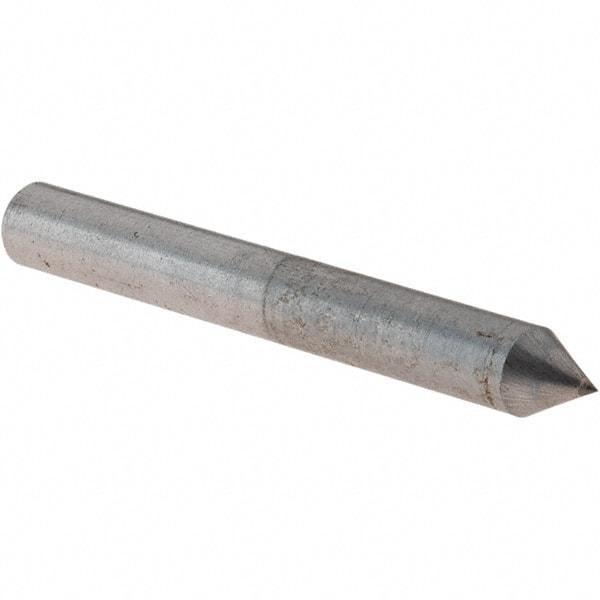 Norton - 1" Long x 3/16" Shank Diam Single Point Diamond Dresser - 60° Included Angle - Caliber Tooling