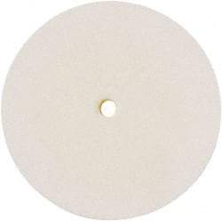 Value Collection - 10" Diam x 1" Thick Unmounted Buffing Wheel - 1 Ply, Polishing Wheel, 1/2" Arbor Hole, Hard Density - Caliber Tooling