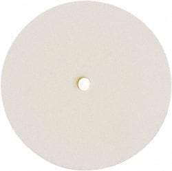 Value Collection - 8" Diam x 1" Thick Unmounted Buffing Wheel - 1 Ply, Polishing Wheel, 1/2" Arbor Hole, Soft Density - Caliber Tooling