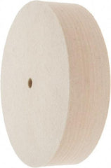 Value Collection - 8" Diam x 2" Thick Unmounted Buffing Wheel - 1 Ply, Polishing Wheel, 1/2" Arbor Hole, Medium Density - Caliber Tooling