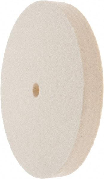 Value Collection - 6" Diam x 3/4" Thick Unmounted Buffing Wheel - 1 Ply, Polishing Wheel, 1/2" Arbor Hole, Soft Density - Caliber Tooling