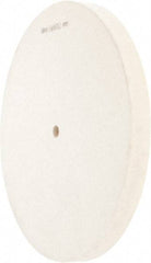 Value Collection - 10" Diam x 3/4" Thick Unmounted Buffing Wheel - 1 Ply, Polishing Wheel, 1/2" Arbor Hole, Hard Density - Caliber Tooling