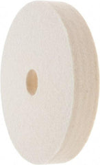 Value Collection - 6" Diam x 1" Thick Unmounted Buffing Wheel - 1 Ply, Polishing Wheel, 1" Arbor Hole, Soft Density - Caliber Tooling