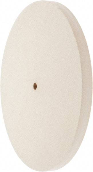 Value Collection - 12" Diam x 3/4" Thick Unmounted Buffing Wheel - 1 Ply, Polishing Wheel, 1/2" Arbor Hole, Hard Density - Caliber Tooling