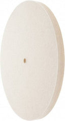 Value Collection - 12" Diam x 3/4" Thick Unmounted Buffing Wheel - 1 Ply, Polishing Wheel, 1/2" Arbor Hole, Soft Density - Caliber Tooling