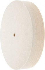 Value Collection - 10" Diam x 2" Thick Unmounted Buffing Wheel - 1 Ply, Polishing Wheel, 1/2" Arbor Hole, Soft Density - Caliber Tooling