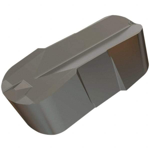 Iscar - 400200GIP E Grade IC5010, 4mm Cutting Width Carbide Grooving Insert - 2mm Max Depth of Cut, Neutral, 2mm Corner Radius, TiCN/Al2O3/TiN Finish - Caliber Tooling