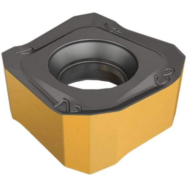 Iscar - S865 SNMU1305 Grade IC810 Carbide Milling Insert - AlTiN/TiN Finish, 0.2165" Thick, 13mm Inscribed Circle, 0.5mm Corner Radius - Caliber Tooling