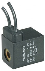 Parker - 12 DC Volt, Class F, Solenoid Coil - 5.5 Watt, IP 65 Enclosure, Use with Parker B Series Viking Valve - Caliber Tooling