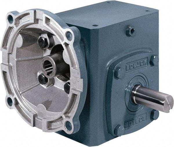 Boston Gear - 1 Centerline Distance, 15:1, 117 RPM Output, 0.33 Input Horsepower, 146 Lbs. Max Torque, Speed Reducer - Part No. F710-15-B5-J, Single Shaft Right, 5/8" Bore, 2.31" High, 56C NEMA - Caliber Tooling