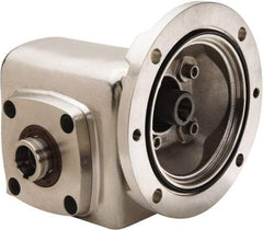 Boston Gear - 3-1/4 Centerline Distance, 40:1, 44 RPM Output, 2.1 Input Horsepower, 2,444 Lbs. Max Torque, Speed Reducer - Part No. SSHF73240KB7HSP31, 1-15/16" Shaft Diam, Hollow Shaft, 7/8" Bore, 6-3/4" High, 140TC NEMA - Caliber Tooling