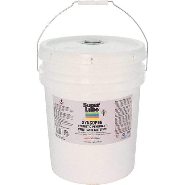 Synco Chemical - 5 Gal Pail Synthetic Penetrant - Translucent Brown, -10°F to 180°F, Food Grade - Caliber Tooling