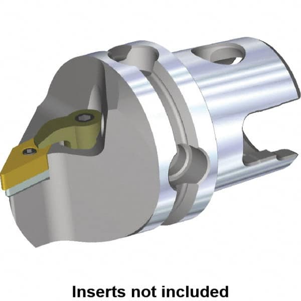 Kennametal - Left Hand Cut, Size KM63, VN.. Insert Compatiblity, Modular Turning & Profiling Cutting Unit Head - 115mm Head Length, Through Coolant, Series M-Clamping - Caliber Tooling